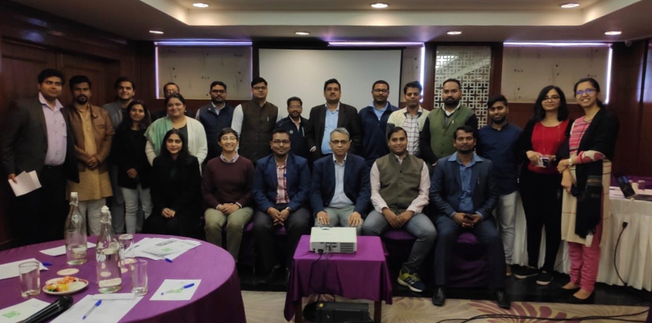 Participants at the Jharkhand workshop, with WRI India's Energy Access for Development team. Participants include experts from Central University of Jharkhand, Centre for Environment and Energy Development (CEED), CLEAN, EHA, FFF, Gram Oorja, IMD, ISEP, JREDA, MLINDA, NHM, PARFI, Syngenta Foundation, TADP, TRIF, UNDP