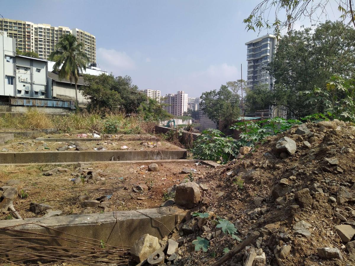 Buildings within the Marol Co-operative Industrial Estate are now closer to the river’s edge due to river widening
