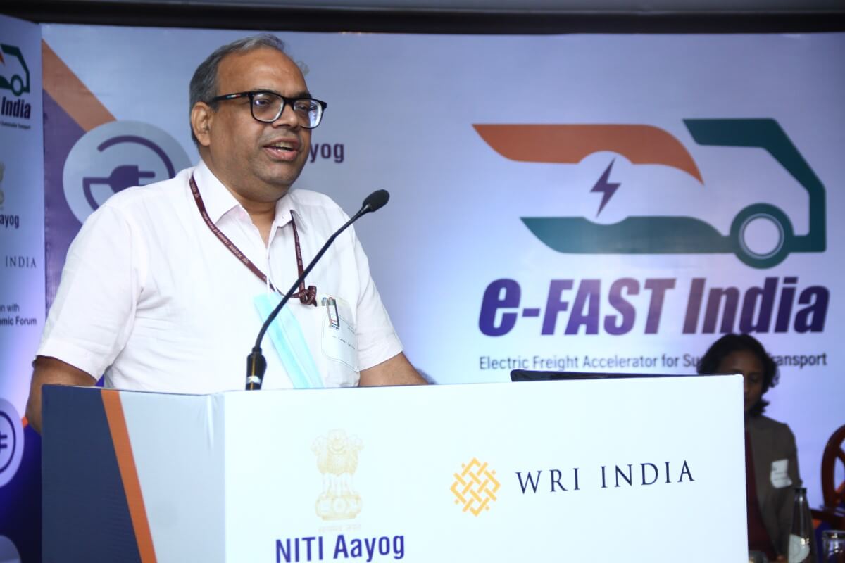 The e-FAST platform is working on accelerating electric freight in India. Photo by WRI India.