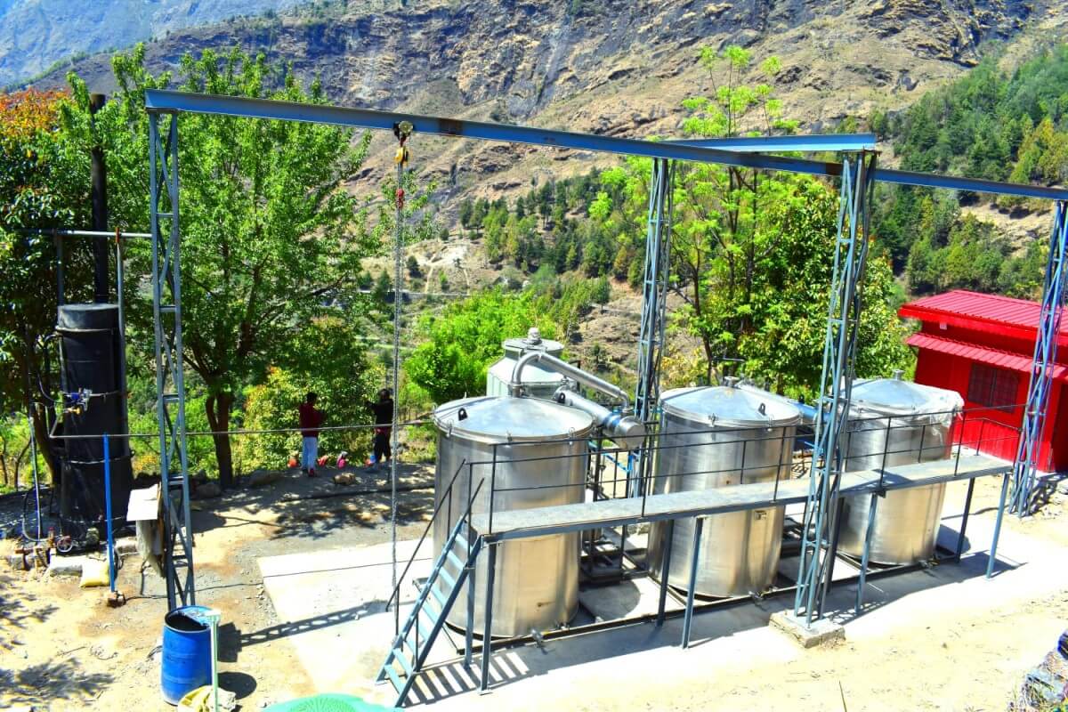 Steam Distillation Unit in Chamoli.