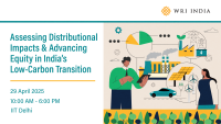 Masterclass and Expert Discussion  Assessing Distributional Impacts & Advancing Equity in India’s Low-Carbon Transition 