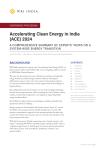 Accelerating Clean Energy in India (ACE) 2024