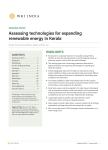Assessing technologies for expanding renewable energy in Kerala