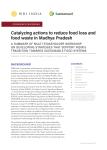 Catalyzing actions to reduce food loss and food waste in Madhya Pradesh