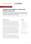 Dialogue on strategies to reduce food waste in Indore city