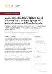 Maintenance Models for Nature-based  Solutions (NbS) in Public Spaces for Mumbai’s Vulnerable Neighborhoods