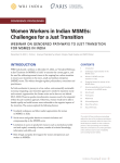 Women Workers in Indian MSMEs: Challenges for a Just Transition 