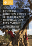REPURPOSING AGRICULTURAL SUBSIDIES TO RESTORE DEGRADED FARMLAND AND GROW RURAL PROSPERITY
