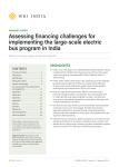 Assessing Financing Challenges for Implementing the Large-scale Electric Bus Program in India