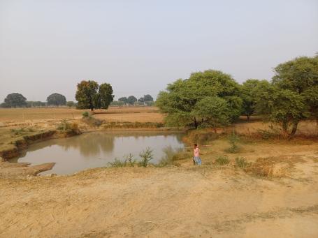 The importance of recognizing the local community’s relationship with their natural environments can secure community buy-in and ensure sustainability of planned interventions. This pond was rejuvenated through a Corporate Social Responsibility (CSR) initiative in Uttar Pradesh. Photo by Ananya Chakraborty/WRI India.