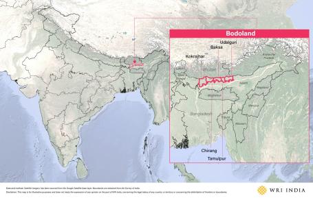Bodoland map