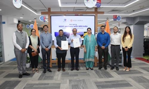 NSDC and WRI India collaborate to strengthen Green Skilling Ecosystem in India