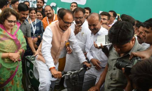 Chief Minister of Madhya Pradesh at Bhopal PBS Launch