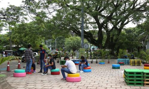 Quick temporary interventions are an effective way to demonstrate the impacts of spatial design.