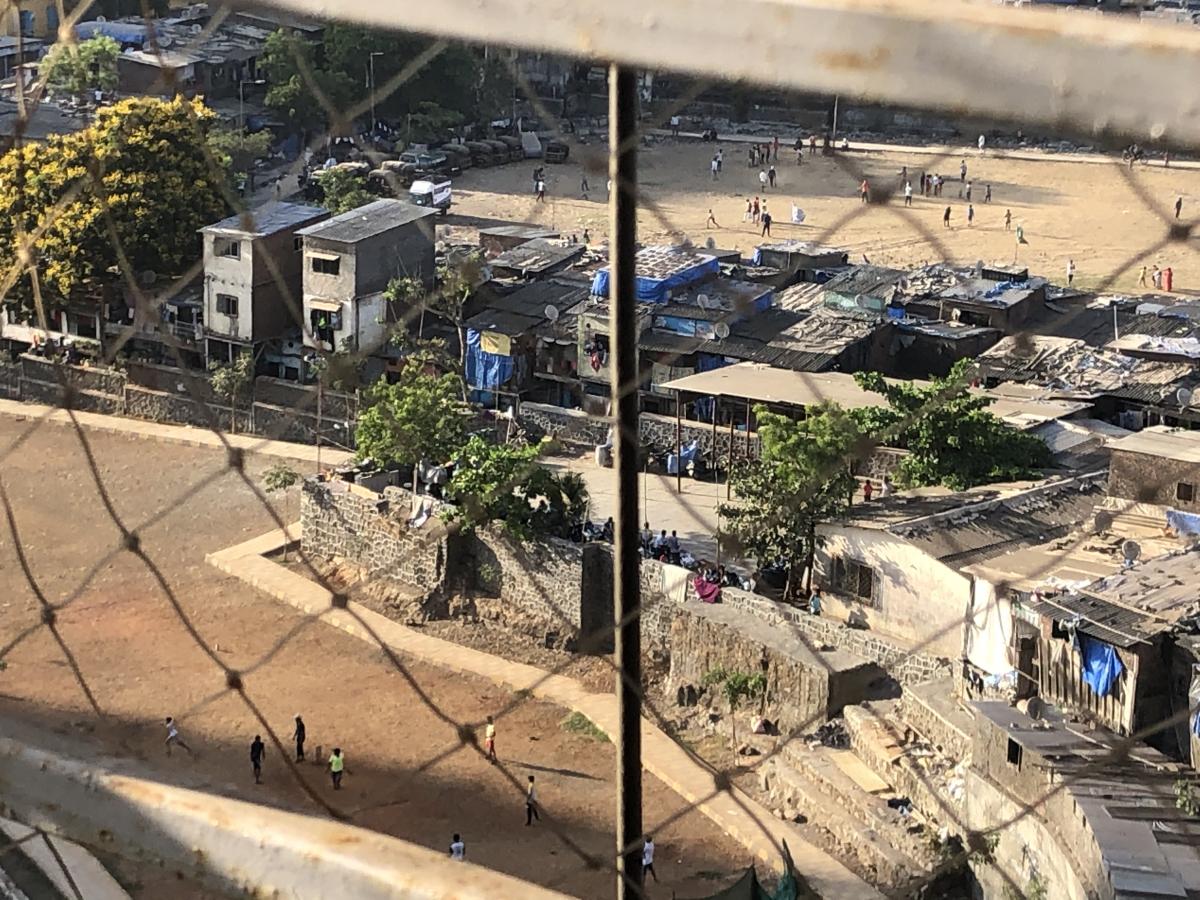 Evenings see kids from these neighborhoods come out of their houses to play in the open spaces nearby Evenings see kids from these neighborhoods