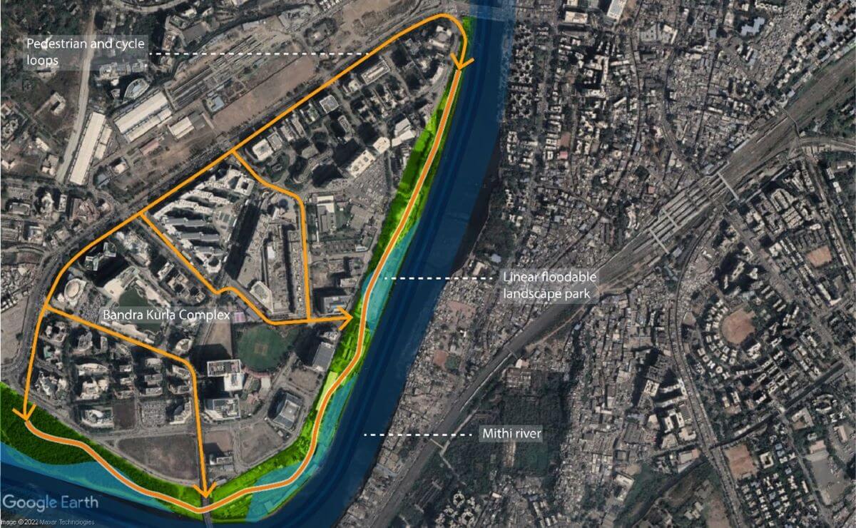 Conceptualized accessible, multifunctional riverfront